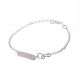 Pulsera con Placa De Corazones de Niño/a