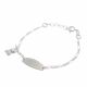 Pulsera con Placa Con Oso de Niño/a