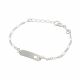 Pulsera con Placa de Niño/a