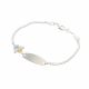 Pulsera Con Angelito de Niño/a Esmaltada