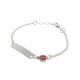 Pulsera Con Mariquita de Niño/a Esmaltada