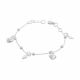 Pulsera Con Corazon de Niño/a