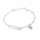 Pulsera con Placa de Niño/a