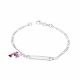 Pulsera con Placa de Niño/a Esmaltada