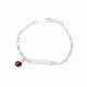 Pulsera con Placa de Niño/a Esmaltada