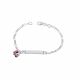 Pulsera con Placa de Niño/a Esmaltada