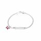 Pulsera con Placa de Niño/a Esmaltada