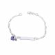 Pulsera con Placa de Niño/a Esmaltada