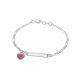 Pulsera con Placa de Niño/a Esmaltada