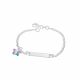 Pulsera con Placa de Niño/a Esmaltada