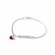 Pulsera con Placa de Niño/a Esmaltada
