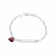 Pulsera con Placa de Niño/a Esmaltada