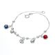 Pulsera Con Piedritas De Colores