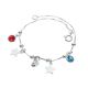 Pulsera Con Piedritas De Colores