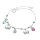 Pulsera Con Piedritas De Colores