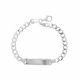 Pulsera con Placa de Niño/a