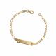 PULSERA CON PLACA DE NIÑO
