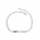 PULSERA CON PLACA DE NIÑO