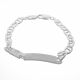 Pulsera con Placa de Hombre