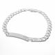 Pulsera con Placa de Hombre