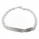 Pulsera con Placa de Hombre