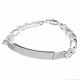Pulsera con Placa de Hombre