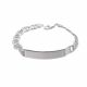 Pulsera con Placa de Hombre
