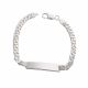 Pulsera con Placa de Hombre
