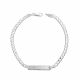 Pulsera con Placa de Hombre