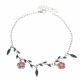 Pulsera De Flores Esmaltada