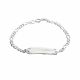 PULSERA CON PLACA DE NIÑO