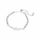 Pulsera Con Dije De Virgen Diamantada