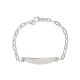 Pulsera con Placa Diamantada