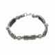 Pulsera De Oro Plata con Perlas