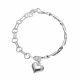 Pulsera Con Dije De Corazon