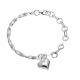 Pulsera Con Dije De Corazon