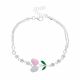 Pulsera De Tulipan Esmaltada