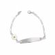 Pulsera con Placa Esmaltada