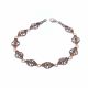 Pulsera con Marquesita  Rodio