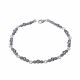 Pulsera con Marquesita  Rodio