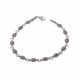Pulsera con Marquesita  Rodio