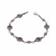 Pulsera con Marquesita  Rodio