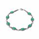 Pulsera con Marquesita  Rodio