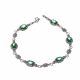 Pulsera con Marquesita  Rodio