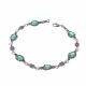 Pulsera con Marquesita  Rodio