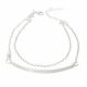 Pulsera con Marquesita  Rodio