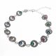 Pulsera con Marquesita  Rodio