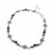 Pulsera con Marquesita Rodio