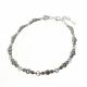 Pulsera con Marquesita Rodio