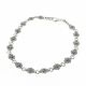 Pulsera con Marquesita Rodio